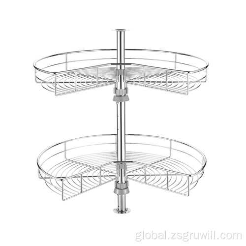China Kitchen Blind Corner Cupboard rotating shelf Corner Basket Supplier